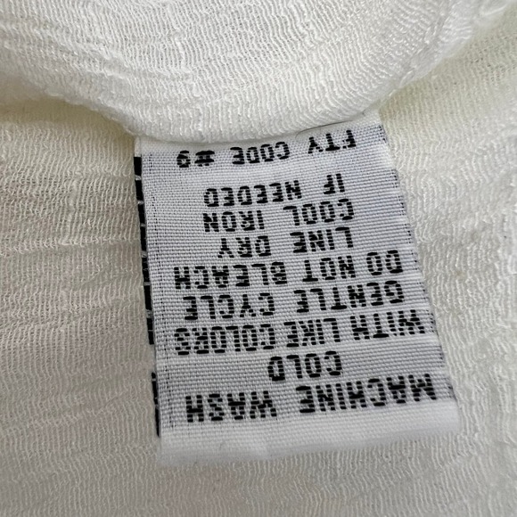 Boho Crochet Flare Sleeve Dress XL Babydoll Flowy Oversized Semi Sheer Fairy - Picture 11 of 11